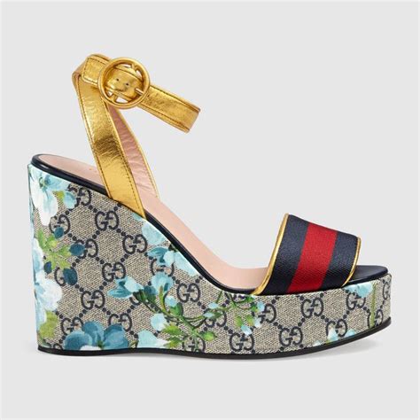 gucci heels platform|gucci platform wedges.